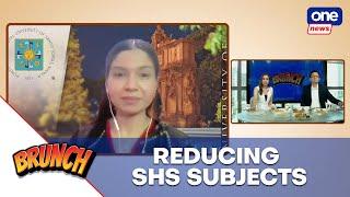 Brunch | DepEd's plan to reduce SHS core subjects a 'good move' - expert