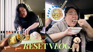 MENTAL RESET VLOG : bad news, what I eat *cooking again* , shopping therapy, best matcha 