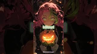 Demon slayer girls+Halloween