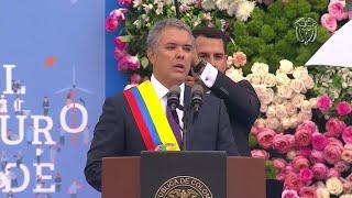 Ivan Duque is sworn in as Colombia's new president