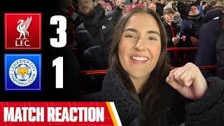 GAKPO IS BOSS & SO ARE THE REDS! | Liverpool 3-1 Leicester | Chloe’s Match Reaction