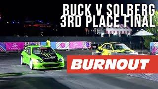 Ken Block's Gymkhana! | Buck v Solberg | 3RD PLACE FINAL! | BURNOUT