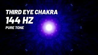 THIRD EYE CHAKRA | 144Hz | Pure Tone | Ajna | 8 Hours | Meditation | Frequency