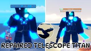 How to get REPAIRED TELESCOPE TITAN + ASTRAL RECOVERY Badge in SUPER BOX SIEGE DEFENSE (ROBLOX)