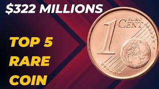 Top 5 Rare one cent euro coins!