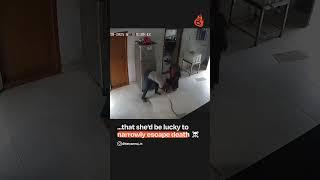 CCTV video of gas leak is viral. #briefchaat #safetyfirst #safetyandhealth