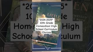 *2024-2025* 10th Grade Homeschool High School Curriculum Choices #homeschooling #homeschoolmom