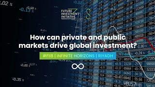 How can private and public markets drive global investment?