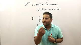 Mechanical Engineering By Rahul Kothiyal Sir