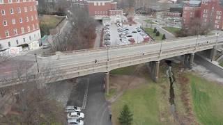 Flying Over Richland Ave. Bridge