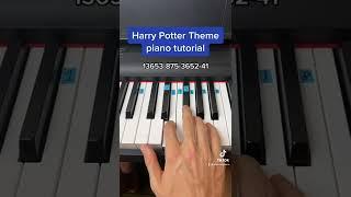Harry Potter (Hedwig's Theme) easy piano tutorial!