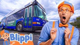 Ride a Bus with Blippi! | Fun Explore | Learning For Children | Fun Educational Videos For Kids