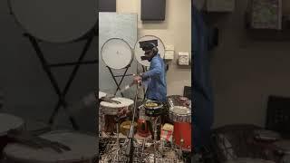 Multi Percussionist Drums Vetri at River Records Studios