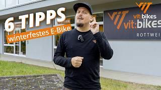 Bereit für den Winter?  6 Tipps für dein E-Bike im Winter