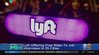 Lyft Offering Free Rides To Job Interviews In 35 Cities