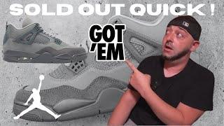 The Air Jordan 4 "Wet Cement" Sold Out Faster Than Expected!