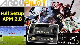 APM 2.8 Full Setup with Mission Planner on S500 Quadcopter Drone Kit