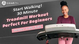 Let's Go For A Walk! 30 Minute Follow Along Walking Treadmill Workout| Perfect for Beginners