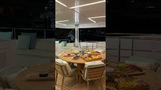 Gourmet Dining on a Superyacht | Dream Experience #YachtDining #LuxuryYachtLife #SeaEscape
