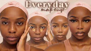 My Go-To Flawless DRUGSTORE Everyday DarkSkin MakeUp Routine for Black WOC