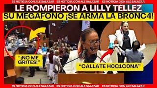 AGARRÓN de Lilly Téllez y Lucía Trasviña en el SENADO