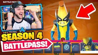 *NEW* Fortnite Chapter 5 SEASON 4 Battle Pass! (MARVEL)