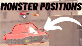 SECRET Positions For TD's! ALL MAPS! WOT Blitz