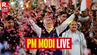 PM Modi Victory Speech LIVE From BJP HQ: Maharashtra Election Results | Mahayuti | BJP | Republic TV