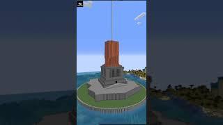 Statue Of Liberty Build | Minecraft #minecraft #shorts #techiegamer