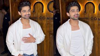 Khatron Ke Khiladi 14 Fame Abhishek Kumar Arrives At Shalin Bhanot Birthday Party