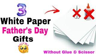  White Paper  Fathers Day Gift Ideas 2024 / Father's Day Gift Ideas Without Glue