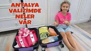ELİF POYRAZ ANTALYAYA ELİF SİNEMLERE GİDİYOR VALİZE NELER KOYDUK ELİF SİNEME HEDİYE ALDIK!!