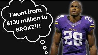 Loan Officer Reacts to NFL Player Adrian Peterson selling off personal items to pay for debts