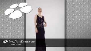 J Kara 2711E Dress - NewYorkDress.com