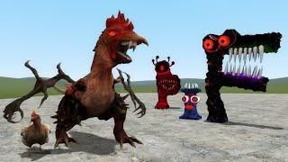 NEW ZOOCHOSIS MUTANT CHICKEN VS CURSED ALPHABET LORE FAMILY In Garry's Mod!