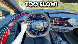 2025 Dodge Charger Daytona POV Drive Review - An Electric Hellcat?!