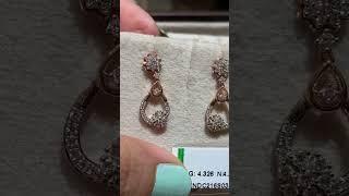 Tanishq Beautiful Diamond Earrings #shorts #youtubeshorts