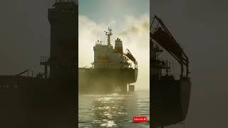 When The Sea Sleeps The Ship Sails #cargoship #ship #marineservices