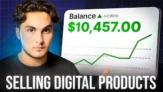 How To Start Selling Digital Products Online For Beginners | $100+/Day