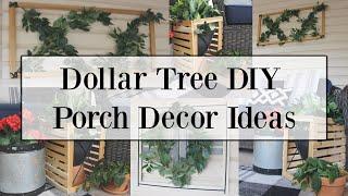 DOLLAR TREE DIY PORCH DECOR IDEAS | DIY DOLLAR TREE OUTDOOR PATIO DECOR