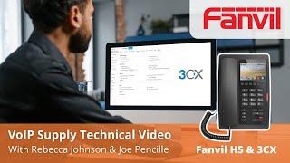 Fanvil H5 Hotel Phone Product Feature & How to SIP Register to 3CX | VoIP Supply