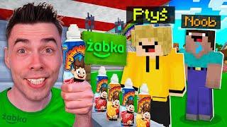Zostałem PRACOWNIKIEM ŻABKI  i Sprzedaje WOJANKI  w Minecraft!