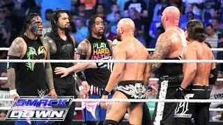 Roman Reigns & The Usos vs. AJ Styles, Gallows & Anderson - Six-Man Tag Team: SmackDown, May 5, 2016