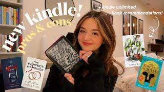 i got a kindle!!  kindle paperwhite pros/cons + kindle unlimited recommendations 