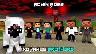 PART 1 - HEROBRINE BROTHERS AND ADMIN BOSS VS GOOD ENTITY'S - SAD STORY - MINECRAFT ANIMATION