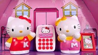 Hello Kitty и её домик - Видео с игрушками для девочек  Hello Kitty and her house