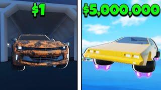 $1 vs $5,000,000 Mad City Car! (ROBLOX)