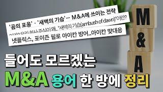 M&A 용어 6가지 총정리!!! ｜ #곰의포옹 #포이즌필 #그린메일