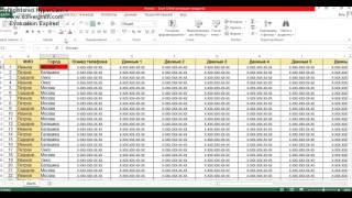 Видео №127.Excel. Закрепление названия столбца . Оксана ЛУКИНА.