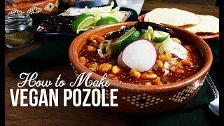 How to Make Mexican Vegan Pozole Rojo | Pozole Vegano